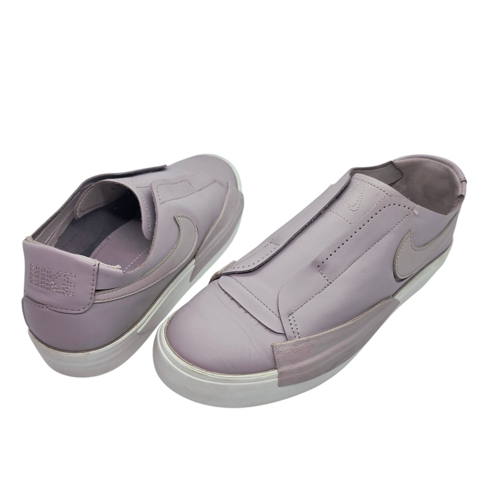 Nike Blazer Slip Kickdown Platinum Violet Womens Slip On Sneakers
